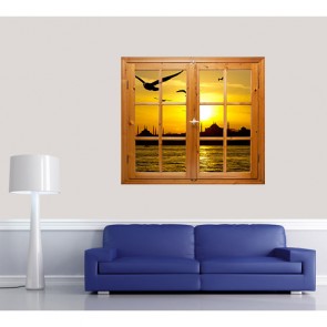 Mijn Huis Kijkt Naar Istanbul 3D Fotobehang