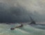 Storm Op Het Meer - 3D Fotobehang