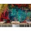 Abstracte Kunstwerken - Behang 3D - Gelijmde